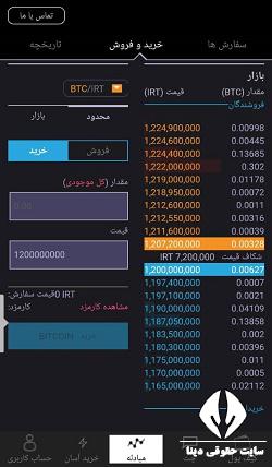 ورود به سایت www.exir.io 