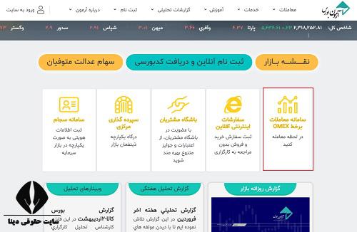 ورود به سایت کارگزاری آرمون بورس armoonbourse.co.ir 