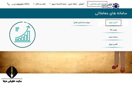  ورود به سایت کارگزاری گنجینه سپهر پارت iganjineh.ir 