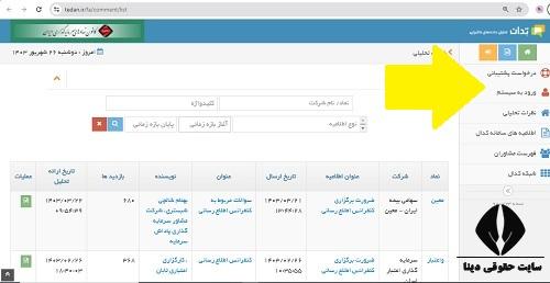  ورود به سامانه تحلیل داده های ناشران