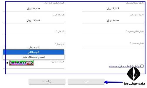 ثبت نام وام طرح بهان بانک ملت با معدل حساب