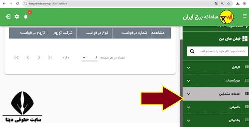  پیگیری درخواست انشعاب برق با کد ملی