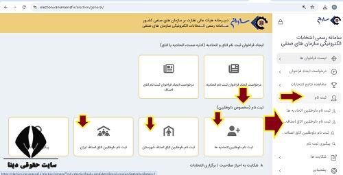 سامانه ساران election.iranianasnaf.ir